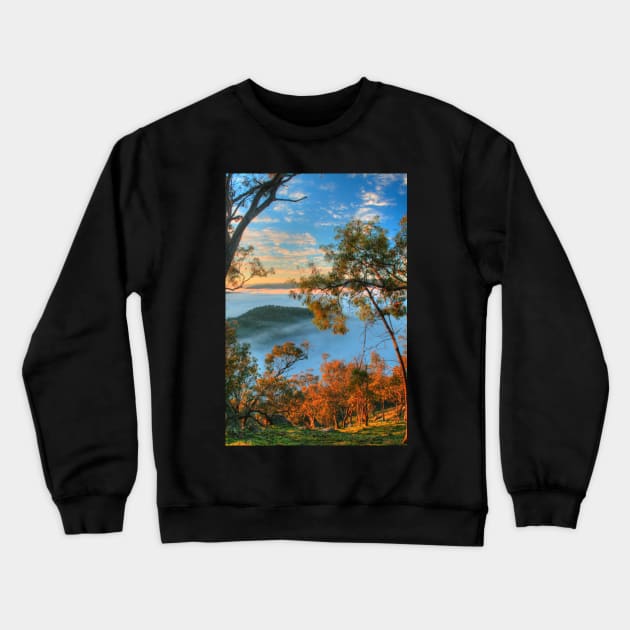 Kissing Point Morning Glow Crewneck Sweatshirt by Michaelm43